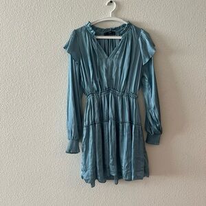 Mango Blue Mini Dress